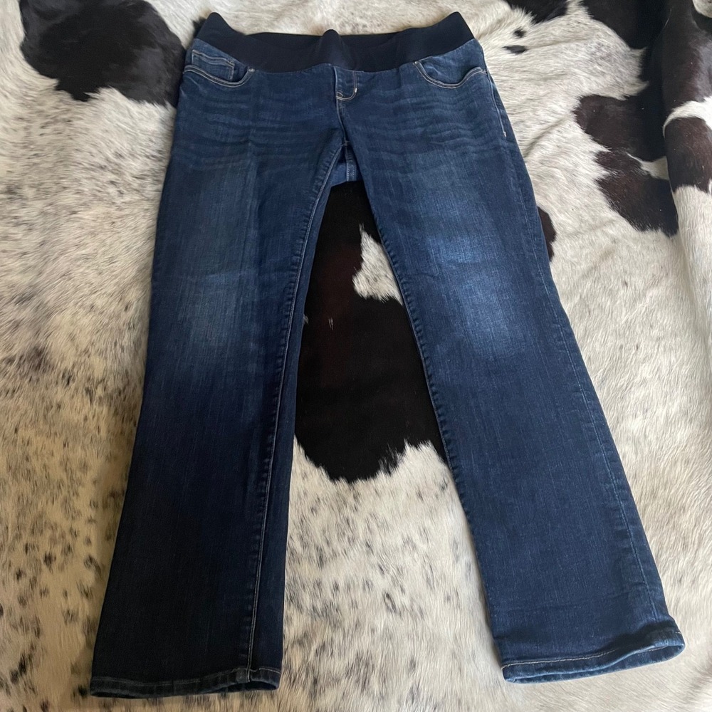 Old Navy Maternity Jeans‎ Size 8 Regular Wash Denim Stretch Comfortable